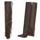 Damen High-Heel Stiefel - brown