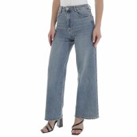 Damen Bootcut Jeans von Laulia - blue