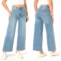 Damen Bootcut Jeans von Laulia - blue