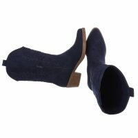 Damen Western- & Bikerboots - dbluesuede