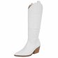 Damen Western- & Bikerboots - whitepu