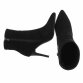 Damen High-Heel Stiefeletten - blacksuede