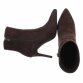 Damen High-Heel Stiefeletten - brownsuede