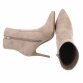 Damen High-Heel Stiefeletten - khakisuede