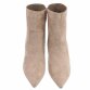 Damen High-Heel Stiefeletten - khakisuede