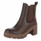 Damen High-Heel Stiefeletten - brownpu