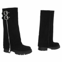 Damen Klassische Stiefel - blacksuede