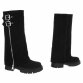 Damen Klassische Stiefel - blacksuede