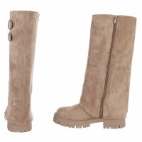 Damen Klassische Stiefel - khakisuede