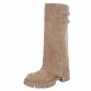 Damen Klassische Stiefel - khakisuede