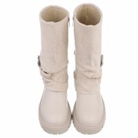 Damen Klassische Stiefel - beige