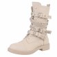 Damen Western- & Bikerboots - beigepu