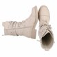 Damen Western- & Bikerboots - beigepu