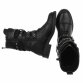 Damen Western- & Bikerboots - blackpu