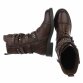 Damen Western- & Bikerboots - brownpu