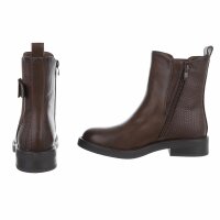 Damen Chelsea Boots - brownpu