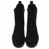 Damen Chelsea Boots - blacksuede