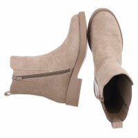 Damen Chelsea Boots - khakisuede