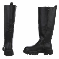 Damen Klassische Stiefel - blackpu