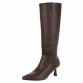Damen High-Heel Stiefel - brownpu