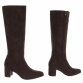 Damen High-Heel Stiefel - brownsuede