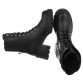 Damen Schnürstiefeletten - blackpu