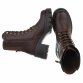 Damen Schnürstiefeletten - brownpu