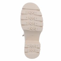 Damen High-Heel Stiefeletten - beigepu