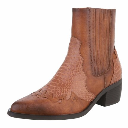Damen Western- & Bikerboots - camelpu