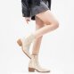 Damen Western- & Bikerboots - khakisuede