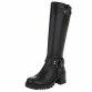 Damen High-Heel Stiefel - blackpu