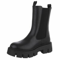 Damen Chelsea Boots - blackpu