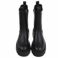 Damen Chelsea Boots - blackpu