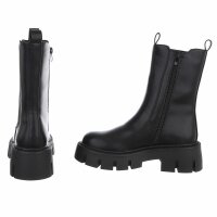Damen Chelsea Boots - blackpu