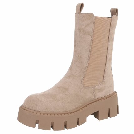 Damen Chelsea Boots - khakisuede