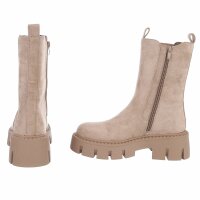 Damen Chelsea Boots - khakisuede