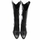 Damen Western- & Bikerboots - blackpu