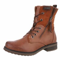 Damen Schnürstiefeletten - camel