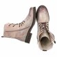 Damen Schnürstiefeletten - gold