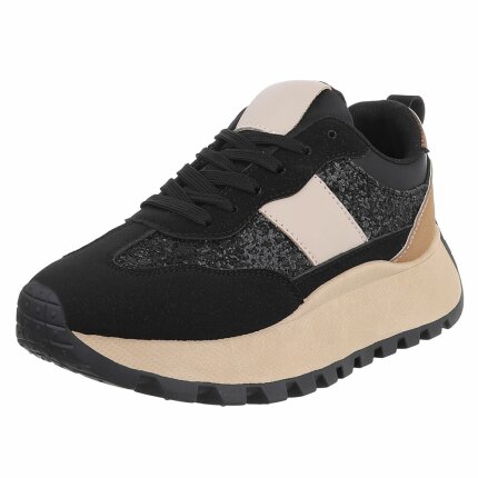 Damen Low-Sneakers - black