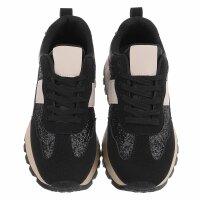 Damen Low-Sneakers - black