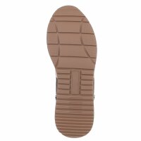 Damen Low-Sneakers - coffee