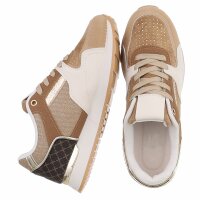 Damen Low-Sneakers - khaki