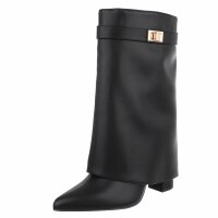 Damen High-Heel Stiefeletten - black