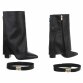 Damen High-Heel Stiefeletten - black