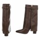 Damen High-Heel Stiefeletten - brown