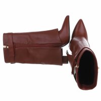 Damen High-Heel Stiefeletten - wine