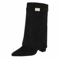 Damen High-Heel Stiefeletten - black