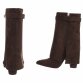 Damen High-Heel Stiefeletten - brown
