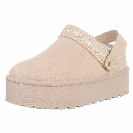 Damen Winterstiefeletten - beige